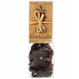 ANYŹ GWIAZDKOWY 30 G ANYŻ CAŁE GWIAZDKI OLD FARM SPICES